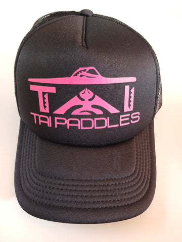 Trucker Cap (Black and Pink) - TAI